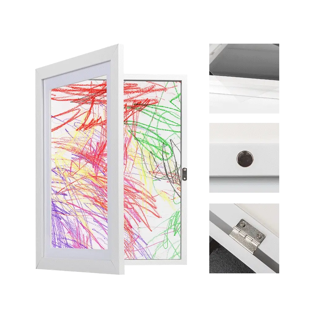 Kids Art Storage Frame (A3 - White)