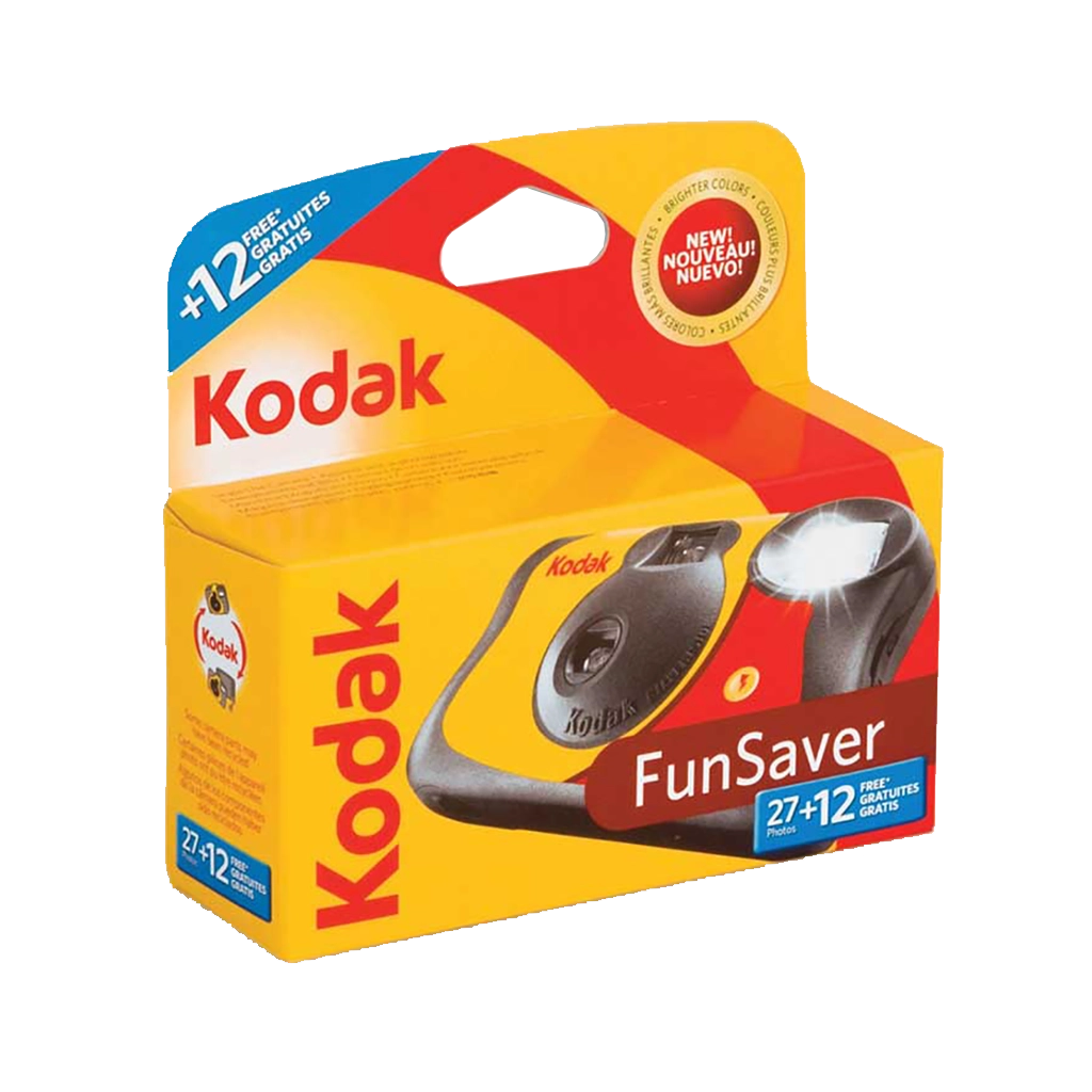 Kodak 35mm FunSaver One-Time-Use Disposable Camera (ISO-800) with Flash
