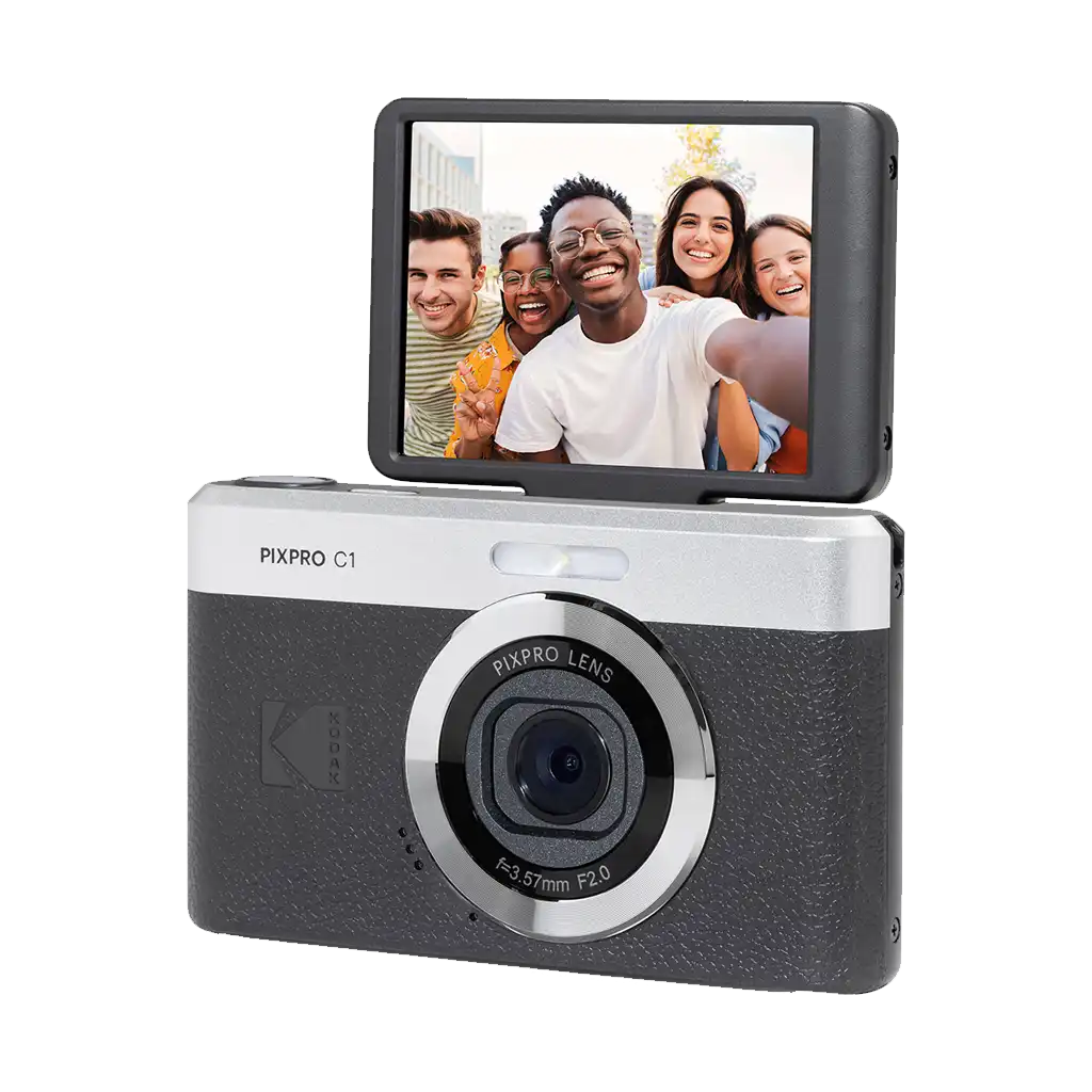 Kodak PIXPRO C1 Compact Digital Camera (Black)