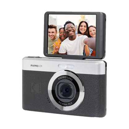 Kodak PIXPRO C1 Compact Digital Camera (Black)