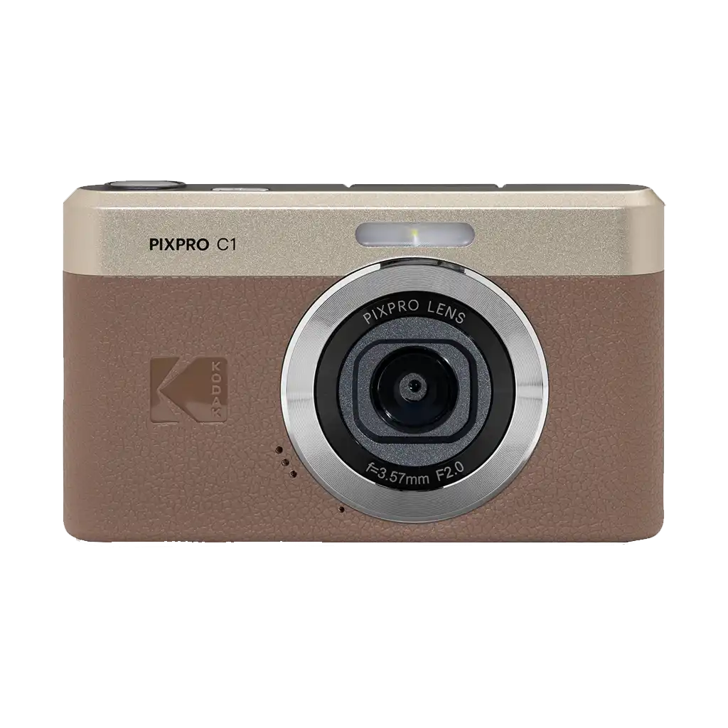 Kodak PIXPRO C1 Compact Digital Camera (Brown)