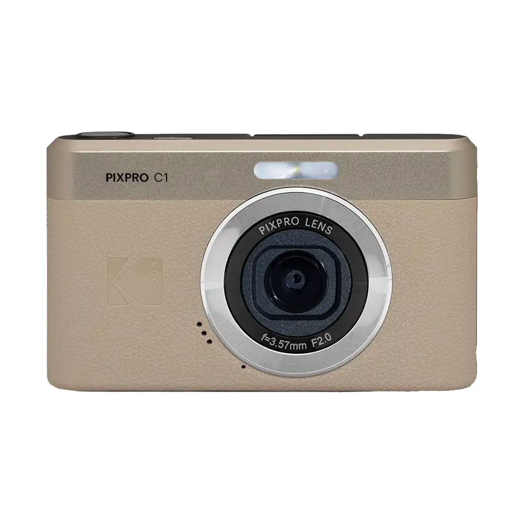 Kodak PIXPRO C1 Compact Digital Camera (Tan)