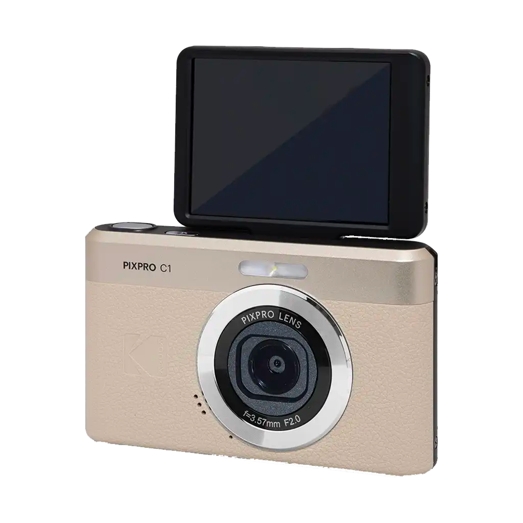 Kodak PIXPRO C1 Compact Digital Camera (Tan)