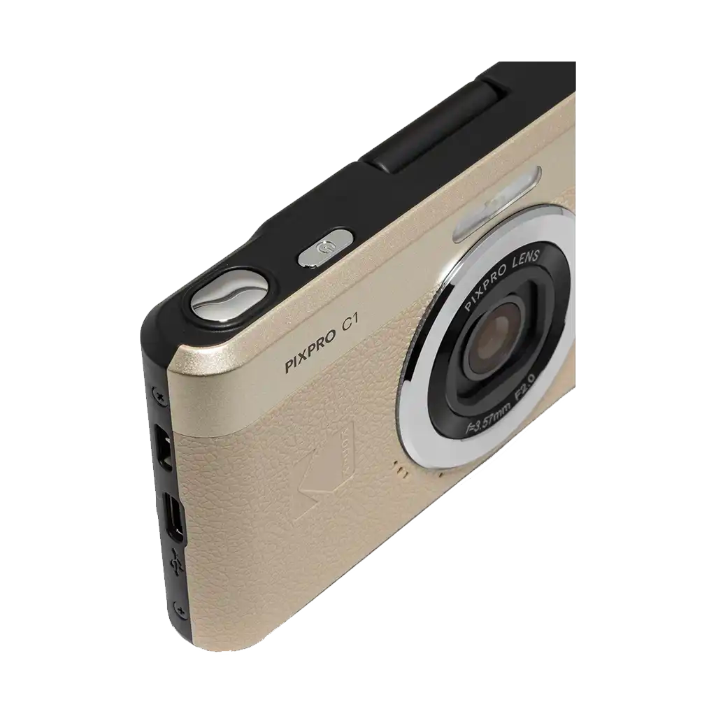 Kodak PIXPRO C1 Compact Digital Camera (Tan)