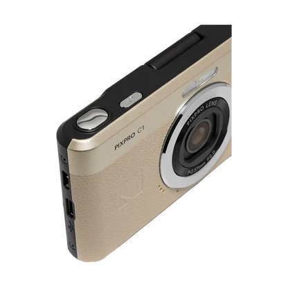 Kodak PIXPRO C1 Compact Digital Camera (Tan)