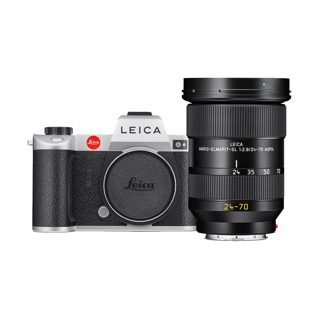 Leica SL2 Mirrorless Full-Frame Camera (Silver) with 24-70mm f/2.8 Lens