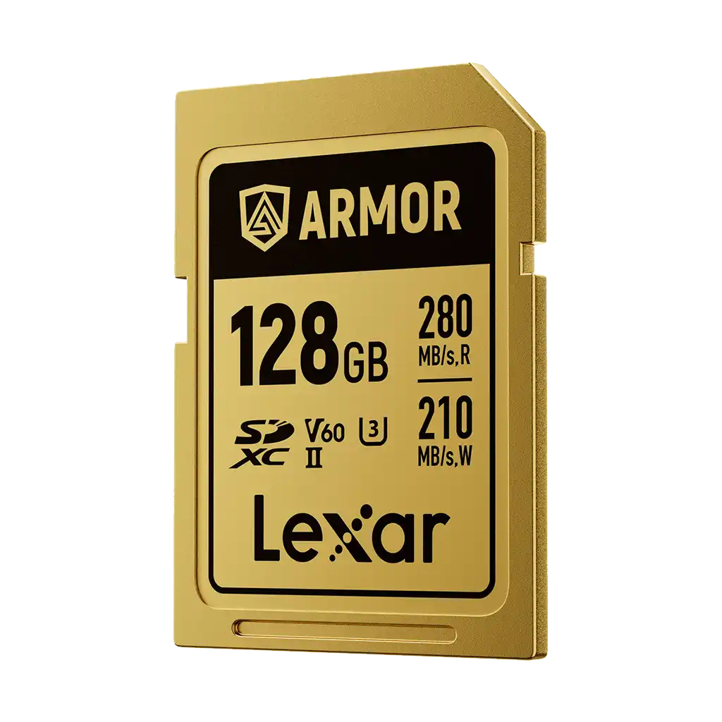 Lexar 128GB ARMOR GOLD UHS-II SDXC Memory Card