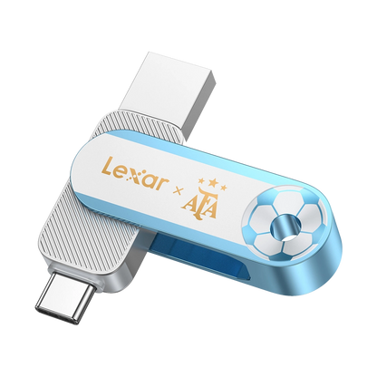 Lexar 128GB JumpDrive Dual Drive D500 USB 3.2 Gen 1 Flash Drive (USB-C / USB-A, Elite Legends Series)