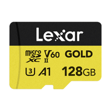 Lexar 128GB Professional UHS-II microSDXC Memory Card (GOLD Series)