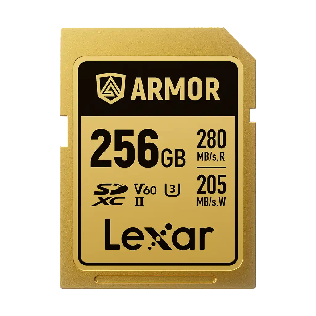 Lexar 256GB ARMOR GOLD UHS-II SDXC Memory Card