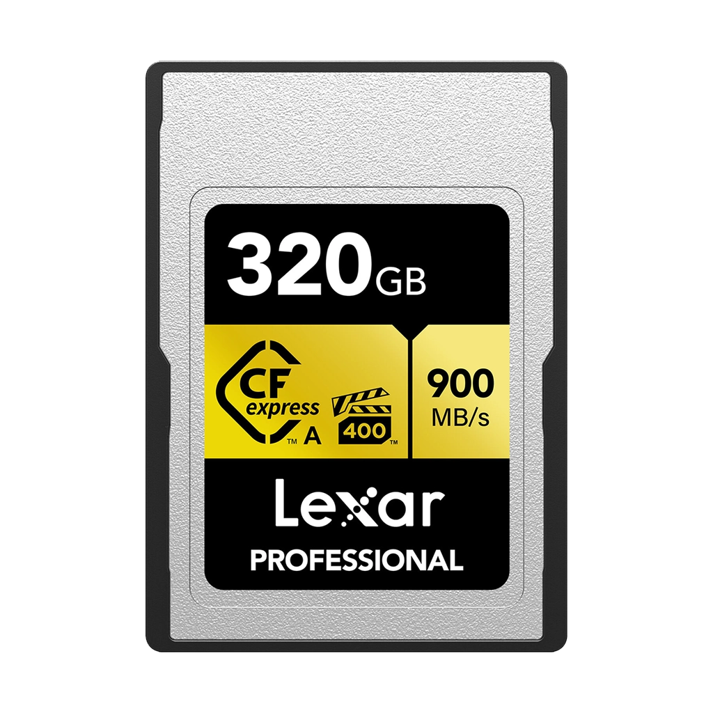 Lexar 320GB Professional CFexpress Type A Card GOLD Series