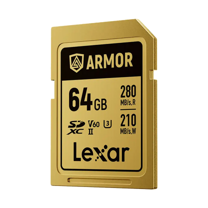 Lexar 64GB ARMOR GOLD UHS-II SDXC Memory Card