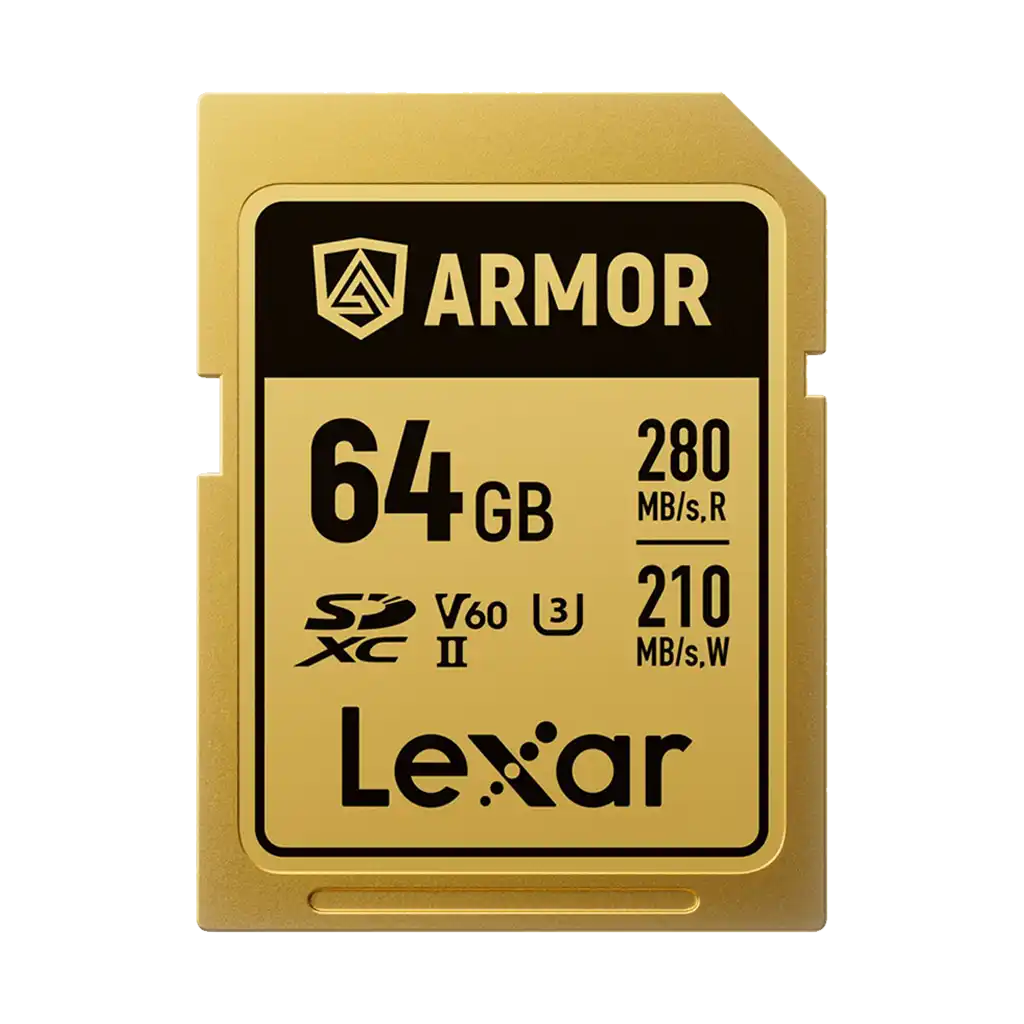 Lexar 64GB ARMOR GOLD UHS-II SDXC Memory Card