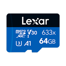 Lexar 64GB microSDXC 633x 100MB/s UHS-I Memory Card
