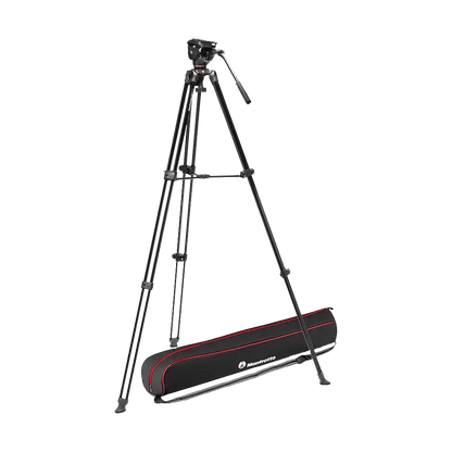 Manfrotto 500X Fluid Head with Aluminum Tripod Kit
