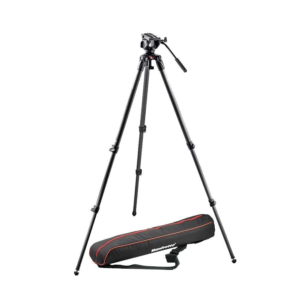 Manfrotto MFK500C 535 Cabon Fibre Tripod with MVH500A Fluid Video Head and Padded Bag