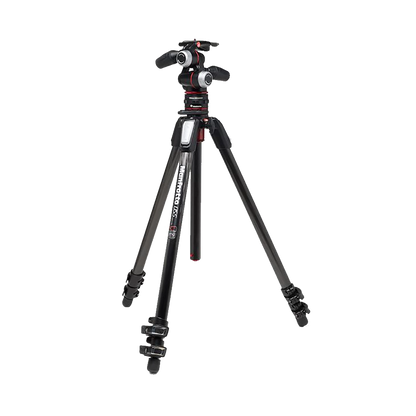 Manfrotto MK055CXPRO33WQR 055 Carbon Fibre 3-Section Kit with XPRO 3-Way Head and MOVE Quick Release