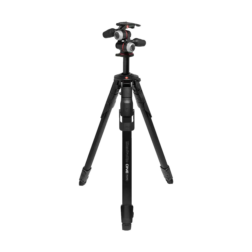 Manfrotto ONE Photo Aluminium Tripod with XPRO 3-Way Pan/Tilt Head
