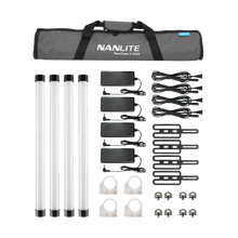 Nanlite PavoTube II 15XR RGB LED Pixel Tube Light (60cm, 4-Light Kit)