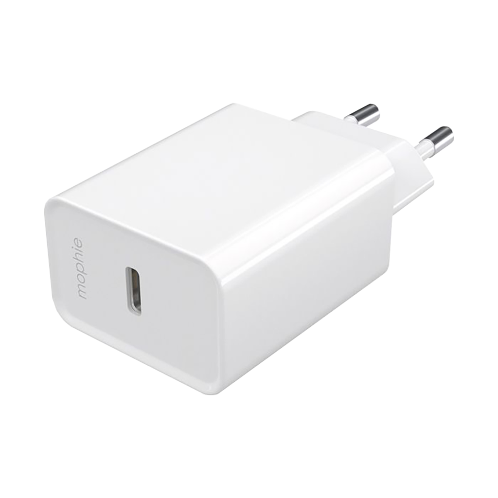 Mophie Essentials 20W USB-C PD Wall Adapter (White)