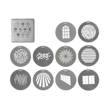 Nanlite BM Bowens Projection Attachment Gobo Set 1 (10-Pack)