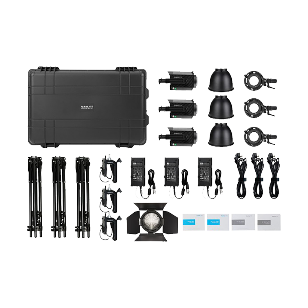 Nanlite Forza 150 Daylight LED Monolight (3 Light Kit - PT)