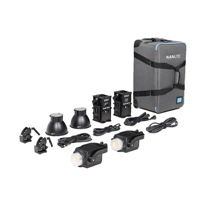Nanlite Forza 300 II Daylight LED Monolight (Travel 2-Light Kit)