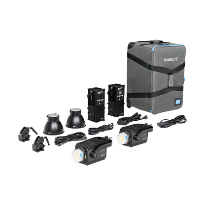 Nanlite Forza 500B II Bi-Color LED Monolight (Travel 2-Light Kit)