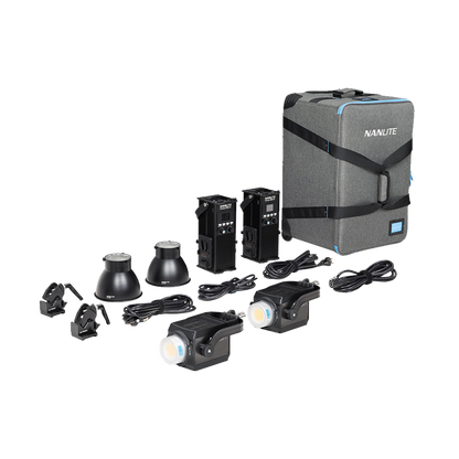 Nanlite Forza 500 II Daylight LED Monolight (Travel 2-Light Kit)