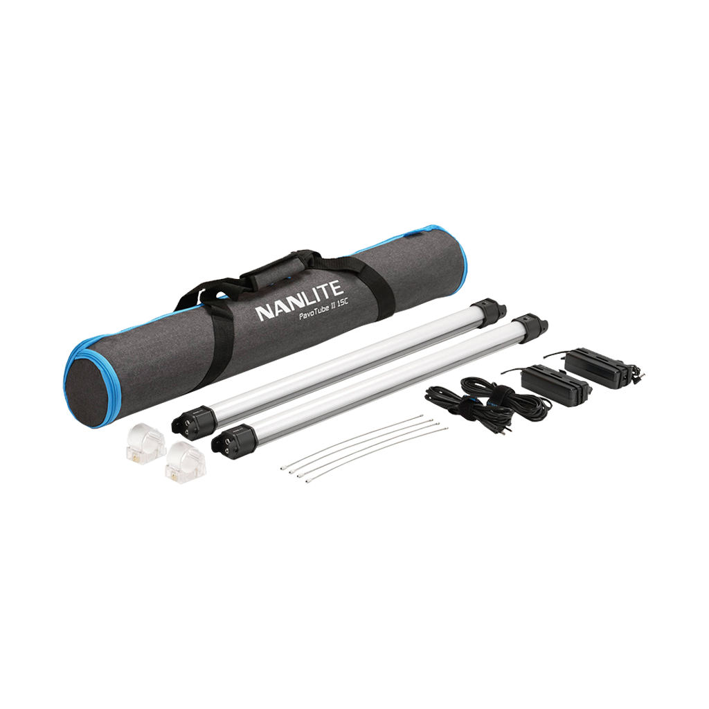 Nanlite PavoTube II 15C RGB LED Tube Light (60cm, 2-Light Kit)