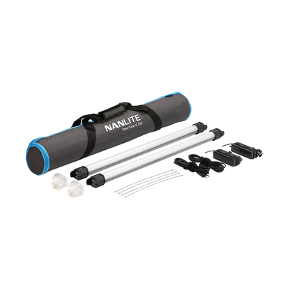 Nanlite PavoTube II 15C RGB LED Tube Light (60cm, 2-Light Kit)