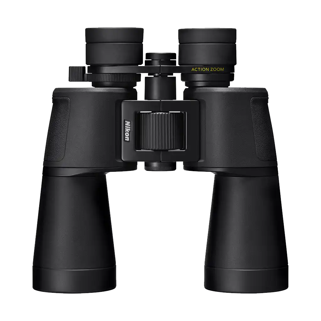 Nikon Action Zoom 10-22x50 binoculars front view