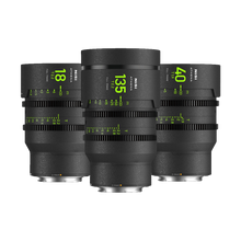 NiSi ATHENA PRIME T2.2/1.9 Full-Frame 3-Lens Add-On Kit (Fujifilm G Mount, No Drop-In Filter)