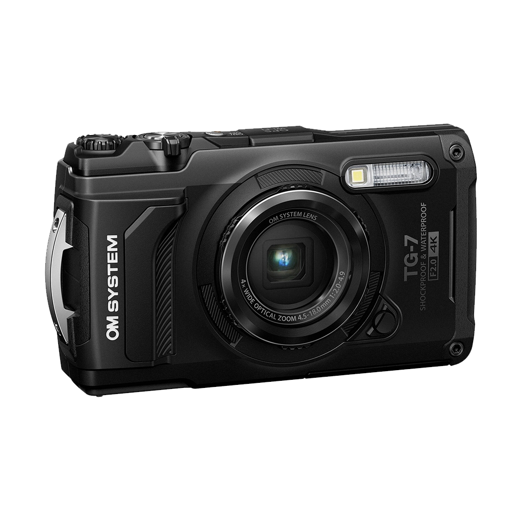 OM SYSTEM Tough TG-7 Digital Camera (Black)