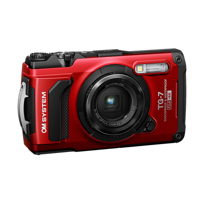 OM SYSTEM Tough TG-7 Digital Camera (Red)