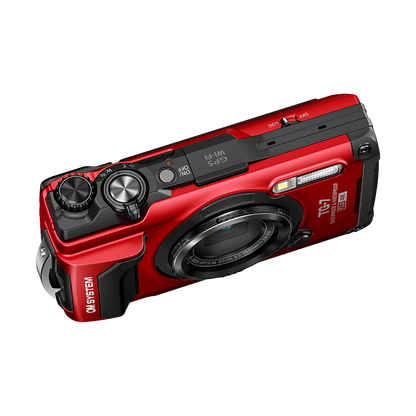 OM SYSTEM Tough TG-7 Digital Camera (Red) - Orms Direct - South