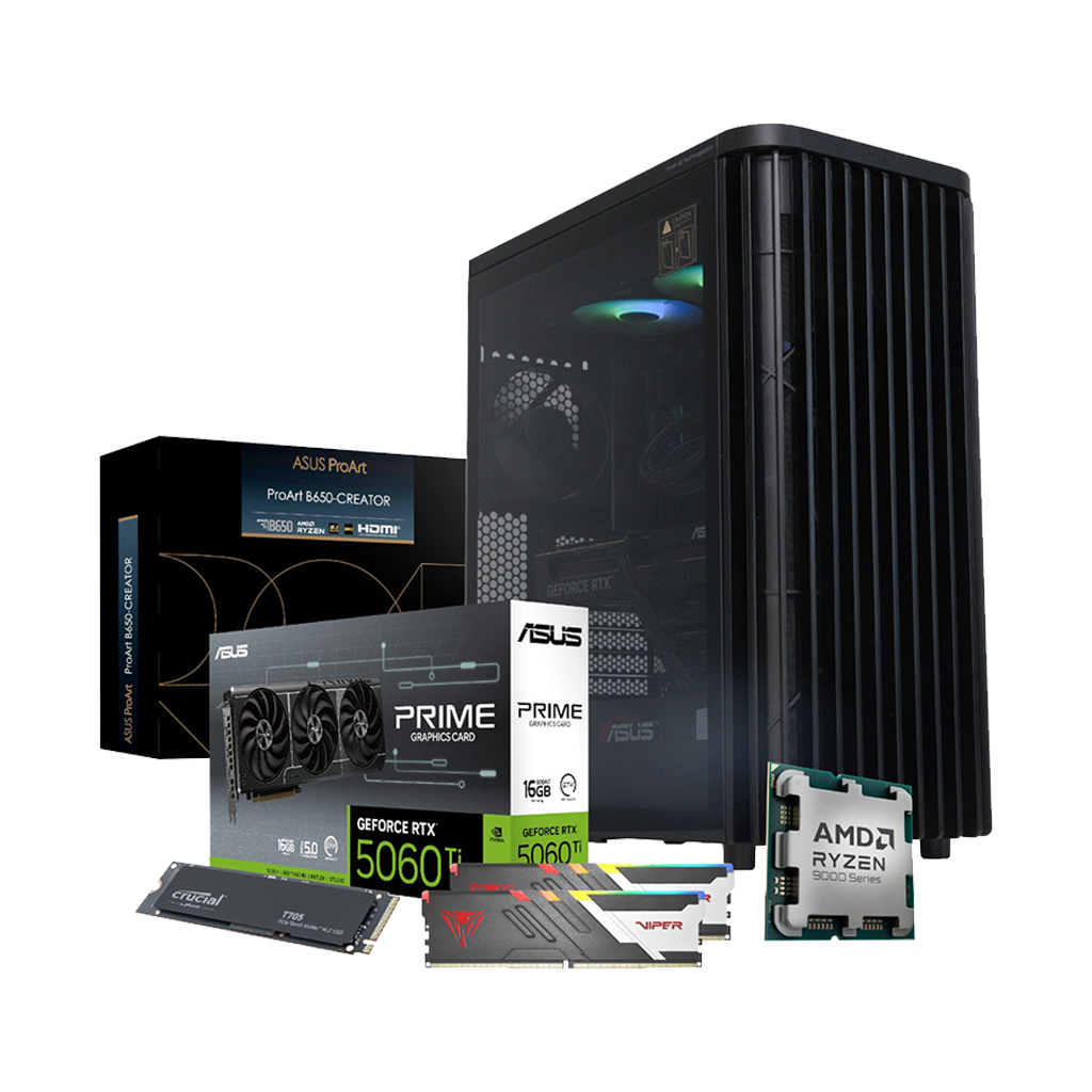 PCBuilder Ryzen 7 9700X MONET Windows 11 Creator PC