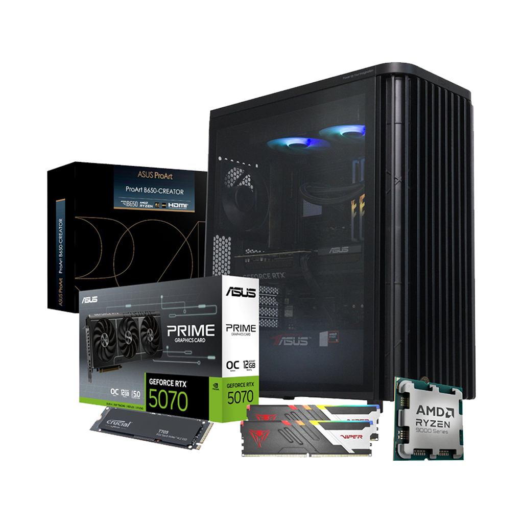PCBuilder Ryzen 9 9900X MICHELANGELO Windows 11 Creator PC