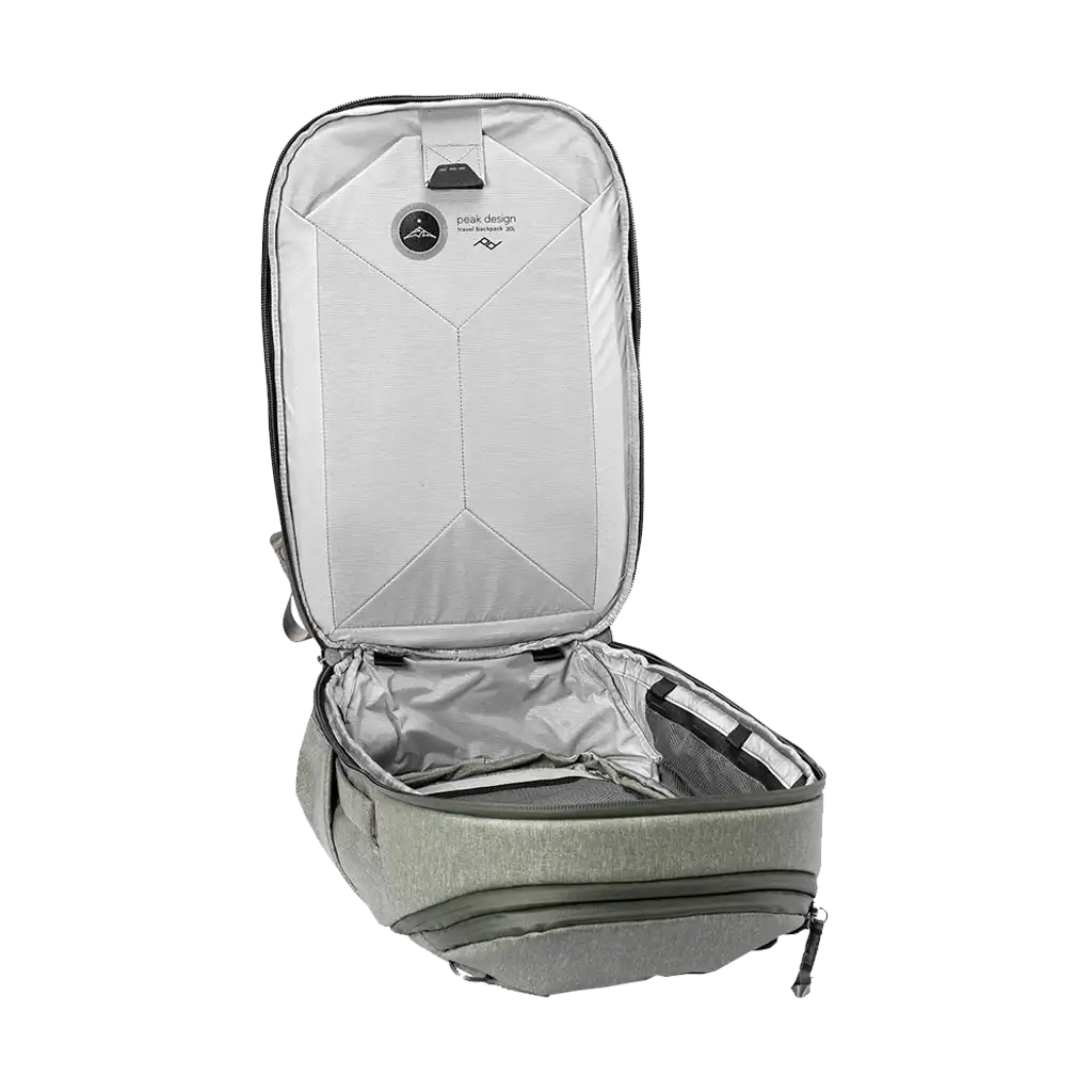 Peak Design Travel Backpack 30L (Sage, PFAS-Free)