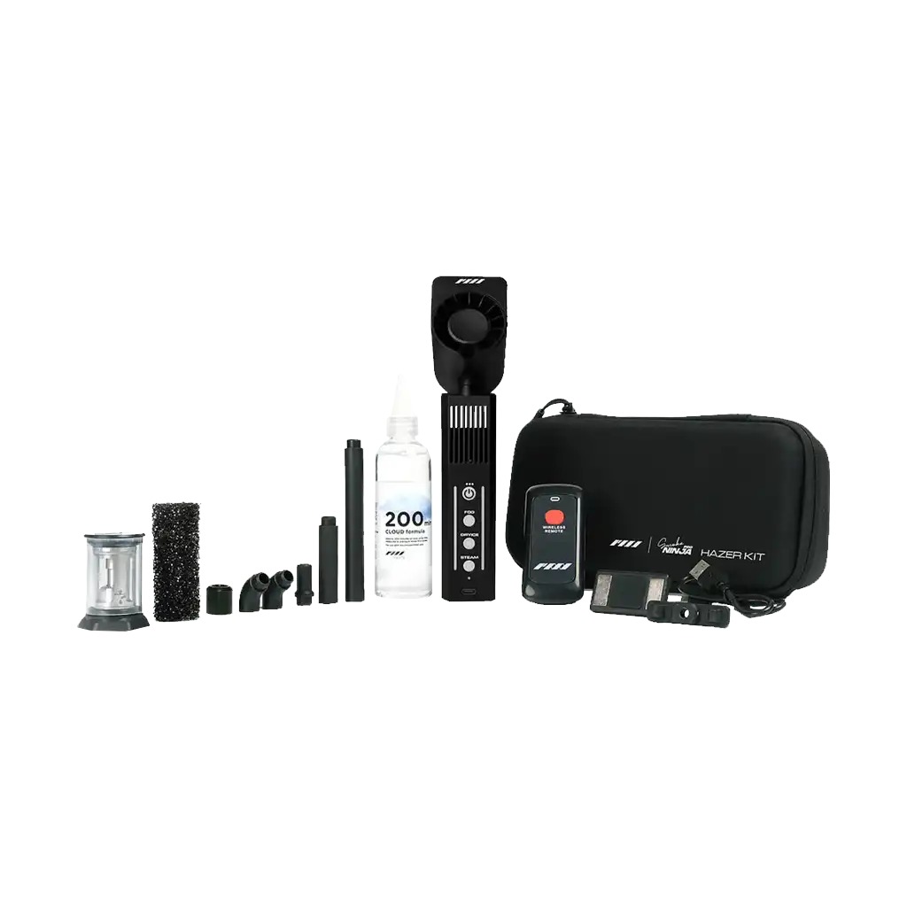 PMI Smoke Ninja Pro Hazer Kit (Handheld Battery-Powered Wireless Mini Smoke Machine)