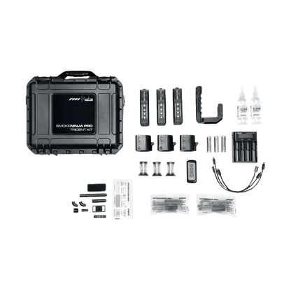 PMI Smoke Ninja PRO Trident Kit (Handheld Battery-Powered Wireless Mini Smoke Machine)