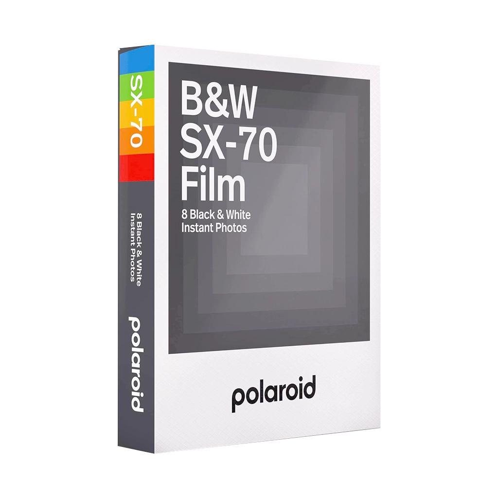 Polaroid Black & White SX-70 Instant Film (8 Exposures)