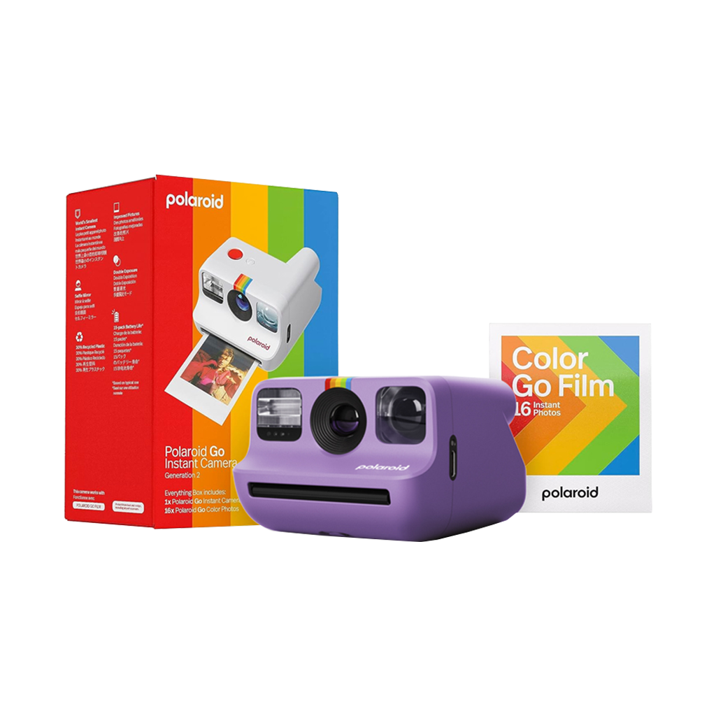 Polaroid Go Generation 2 Instant Film Camera Everything Box (Purple)