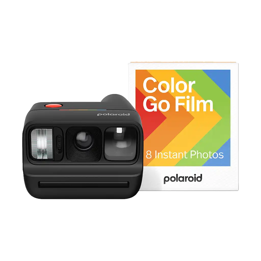 Polaroid Go Generation 3 Instant Film Camera Colour Film Bundle (Black)