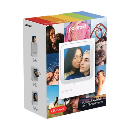 Polaroid Hi-Print 3x3 Pocket Photo Printer with 10 Sheets of Paper