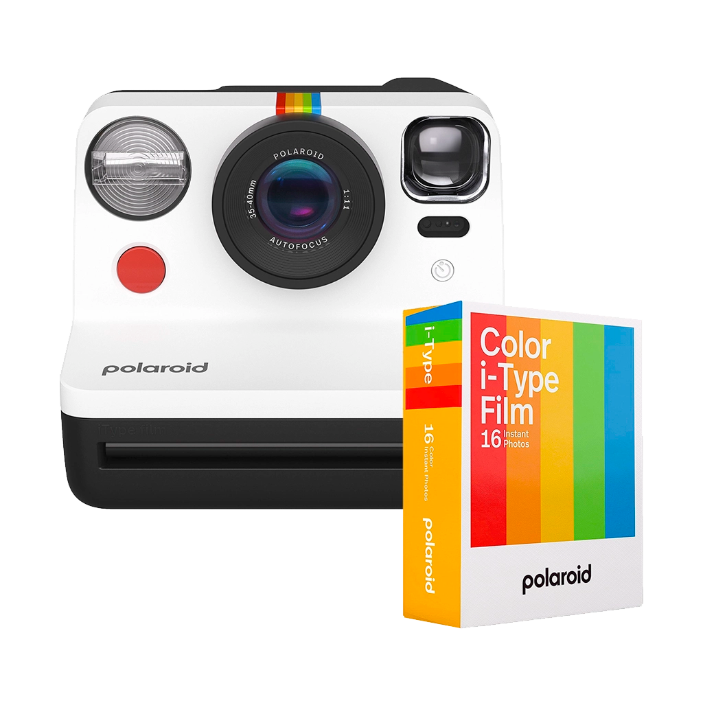 Polaroid Now Generation 2 i-Type Instant Camera Everything Box (Black and White)