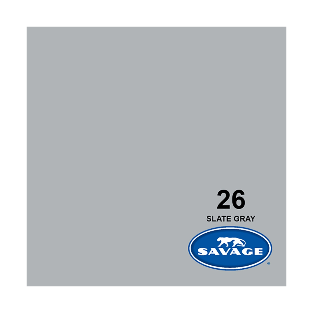 Rental: Savage Background Paper Slate Grey 26