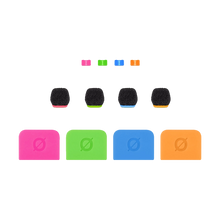Rode COLORS 3 Set of Color-Coded Windshields, Rings and Tags for Wireless GO and Lavalier II (Set of 4)