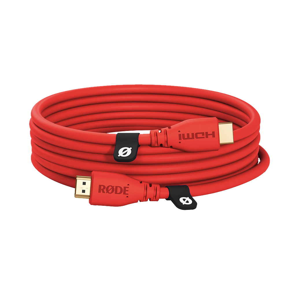 Rode HDMI 2.0 Cable (Red, 3m)