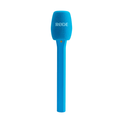 Rode Interview Micro Handheld Mic Adapter for Wireless Clip-On Transmitter (Blue)
